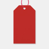 Vakantie lelijke trui, gepersonaliseerde kerst cadeaulabel (Achterkant)