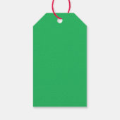 Vakantie lelijke trui, gepersonaliseerde kerst cadeaulabel (Achterkant)