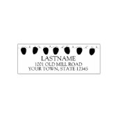 Vakantie Lichten Adres Zelfinkt Stempel (Design)