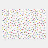 Vakantie Lichten Verpakking Papier Bladen Inpakpapier Vel (Voorkant)