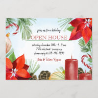 Vakantie Lijst Open House Uitnodiging