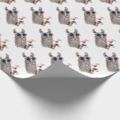 Vakantie Llama Cadeaupapier (Hoek)