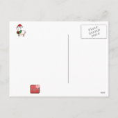 Vakantie Llama Elf Feestdagenkaart (Achterkant)