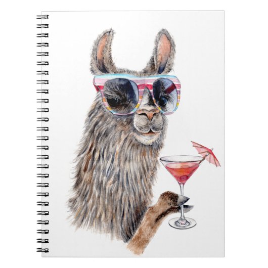 Vakantie Llama Notitieboek (Voorkant)