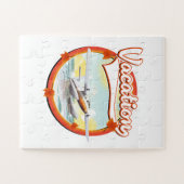 Vakantie logo legpuzzel (Horizontaal)