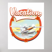Vakantie logo poster (Voorkant)