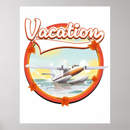 Vakantie logo poster (Voorkant)