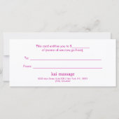 Vakantie Lotus Floral Spa Cadeaubon (Achterkant)