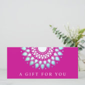 Vakantie Lotus Floral Spa Cadeaubon (Staand voorkant)