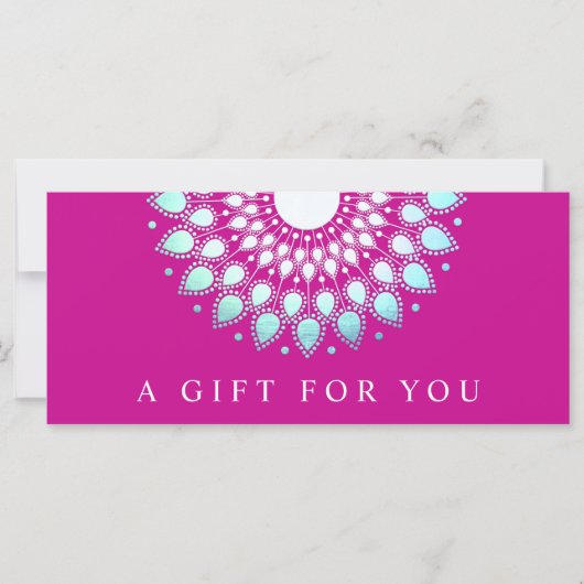 Vakantie Lotus Floral Spa Cadeaubon (Voorkant)