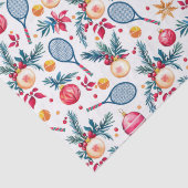 Vakantie Love-Love tennis Kerstmis, Tissuepapier (Detail)