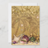 Vakantie Luau Beach Party Uitnodigingen (Achterkant)