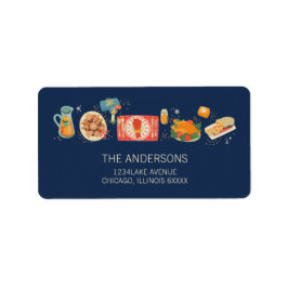 Vakantie maaltijden van comfort & vreugde adres etiket