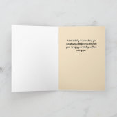 Vakantie Magic Christmas Kaart met Vrouw (Binnen)