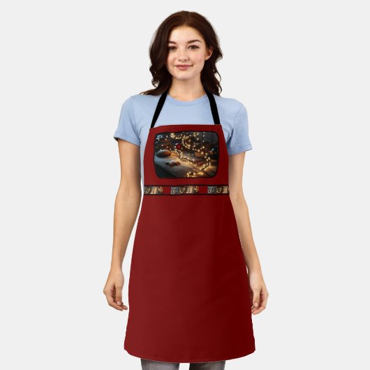 Vakantie magisch Schort (Gedragen)