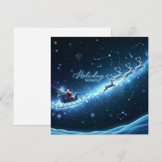 Vakantie magische kerst Kaart (Voorkant / Achterkant)