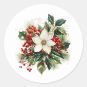 Vakantie Magnolia Stickers (Voorkant)