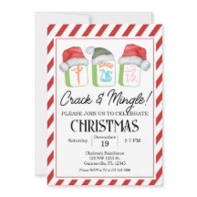 Vakantie Mahjong Party bewerkbare uitnodiging, Mah