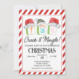 Vakantie Mahjong Party bewerkbare uitnodiging, Mah Kaart