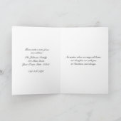 Vakantie Mailbox, Adreswijziging Kerstboom Feestdagen Kaart (Binnen)