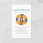 Vakantie makelaar Foto Schattige Beach House Visitekaartje (Achterkant)