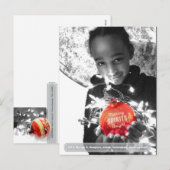 Vakantie maken Spirits Bright Photo Briefkaart (Voorkant / Achterkant)