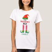 Vakantie mama elf t-shirt (Voorkant)