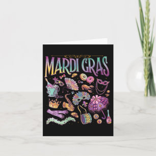 Vakantie Mardi Gras Grappig Louisiana Kaart