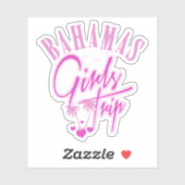 Vakantie Meisjes Trip Bahama's Sticker Cruise (Vel)