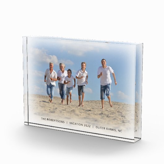 Vakantie-memorie overlay Lijst familie Fotoblokken (Rechts)