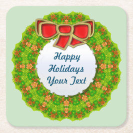 Vakantie met Abstract modern geometrisch ontwerp Kartonnen Onderzetters