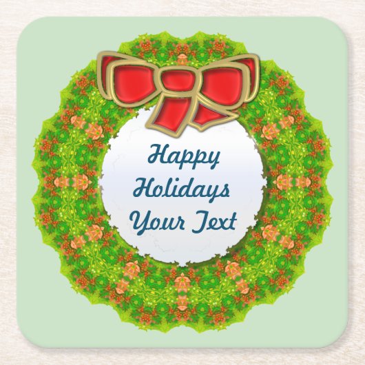 Vakantie met Abstract modern geometrisch ontwerp Kartonnen Onderzetters (Voorkant)