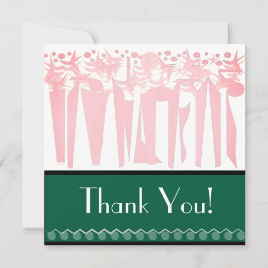 VAKANTIE MET ART DECO FEESTDAGENKAART (Voorkant)