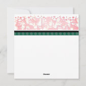 VAKANTIE MET ART DECO FEESTDAGENKAART (Achterkant)