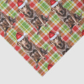 Vakantie met Chocolate Lab Hondenkerst Tissuepapier (Detail)