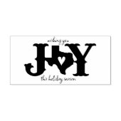 Vakantie met foto's van Texas JOY Rubberstempel (Afrduk)