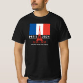 Vakantie met het gezin Parijs Frankrijk T-shirt (Voorkant)
