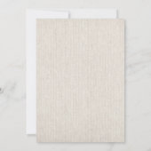 Vakantie met kerstbruiloft sparen de datum save the date (Achterkant)