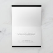 Vakantie met kerstfoto feestdagen kaart (Binnen)