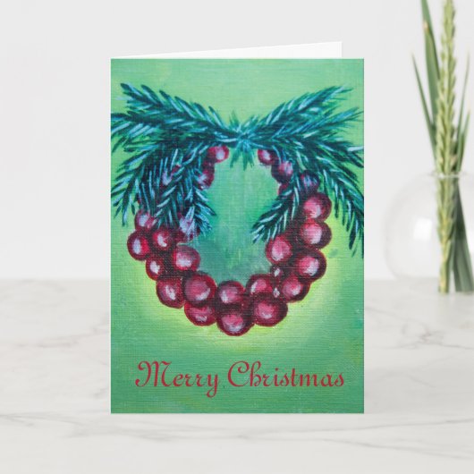 Vakantie met kerstmis Kaart (Voorkant)