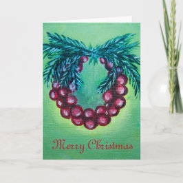 Vakantie met kerstmis Kaart