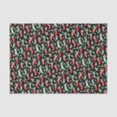 Vakantie met Kerstmis Tissuepapier (Voorkant)