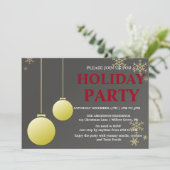 Vakantie met kerstversiering kaart (Staand voorkant)