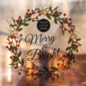 Vakantie met uw Logo, mooi en helder Raamsticker (Vel 2)