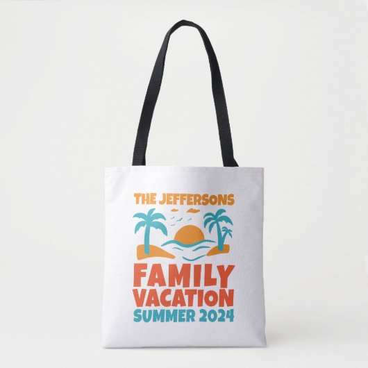  vakantie met vakantieverlof uit de reine-retrofam tote bag (Voorkant)