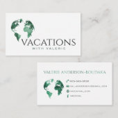 Vakantie met Valerie Visitekaartje (Voorkant / Achterkant)