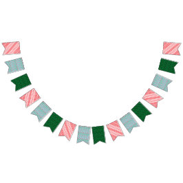 Vakantie Mid Mod Swallowtail Bunting Banner