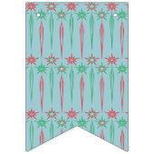 Vakantie Mid Mod Swallowtail Bunting Banner (Tweede vlag)