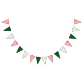 Vakantie Mid Mod Triangle Bunting Banner (Alle)
