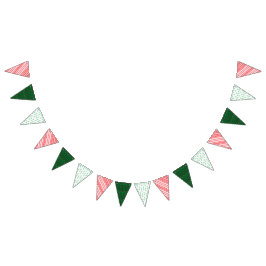 Vakantie Mid Mod Triangle Bunting Banner